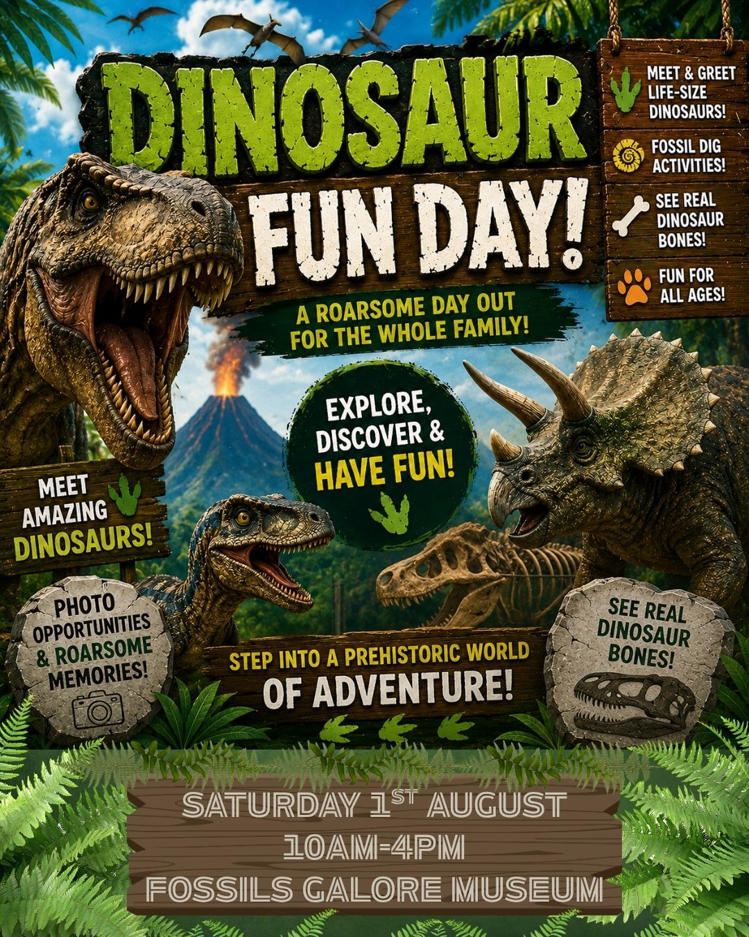 dino fun day 1st aug