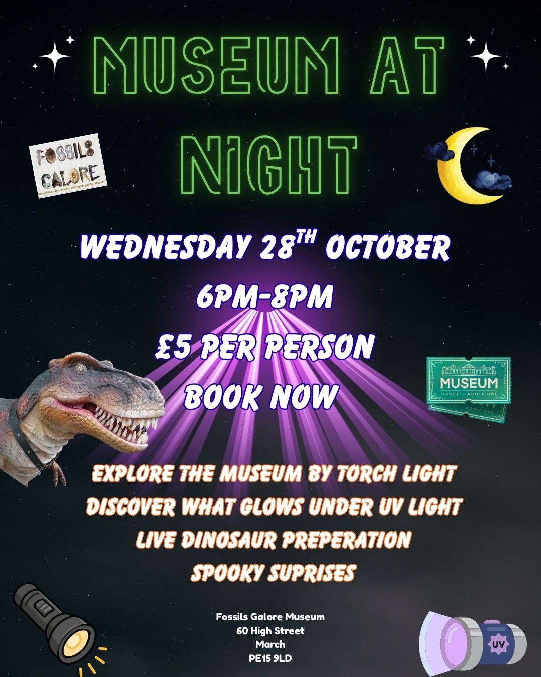 museum at night Post